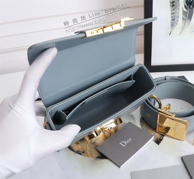 Dior女包 迪奧30 Montaigne天藍蒙田盒子 Dior肩背斜挎包  dfk1740